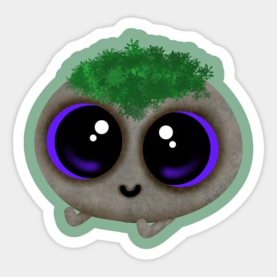 Mossy Rock Squish Sticker